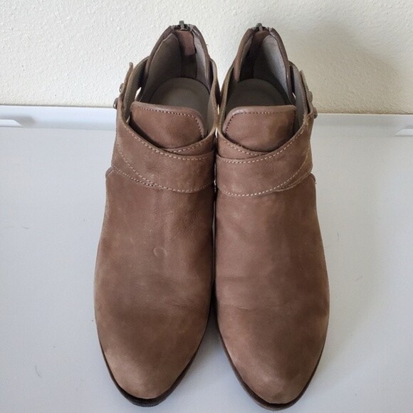 Eileen Fisher Watt Nubuck Bootie Taupe Women's Size 8 - Picture 3 of 13